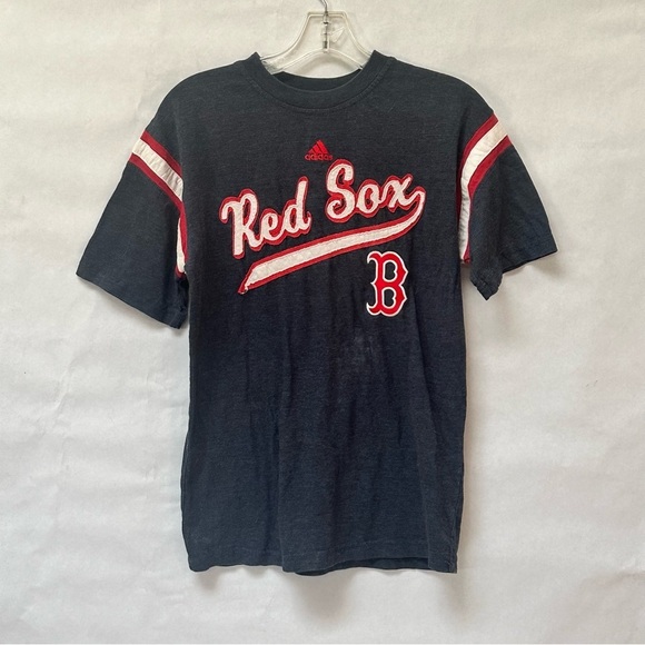 Adidas Red Sox Black T-Shirt - Picture 1 of 5